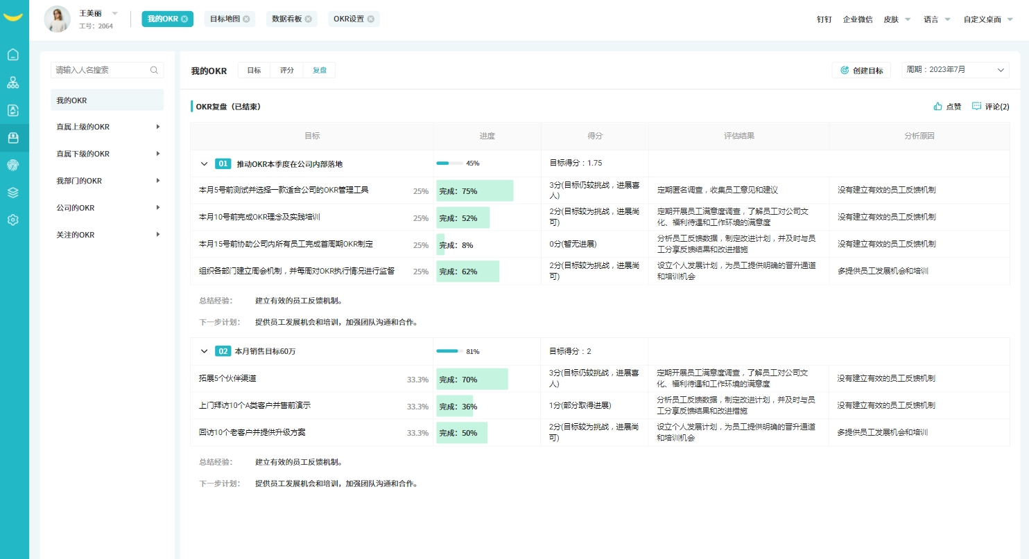 绩效反馈与结果应用