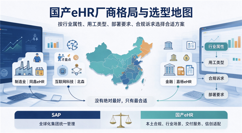 国内HR系统哪个好？国产崛起，国内外eHR对比与选型指南！